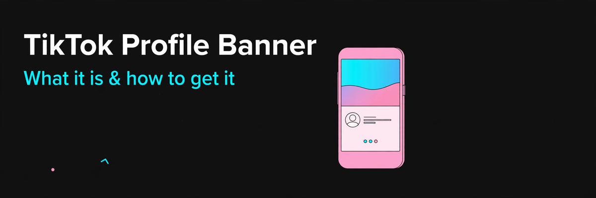 TikTok Banner APK — Profile Banner MOD App Hero Image
